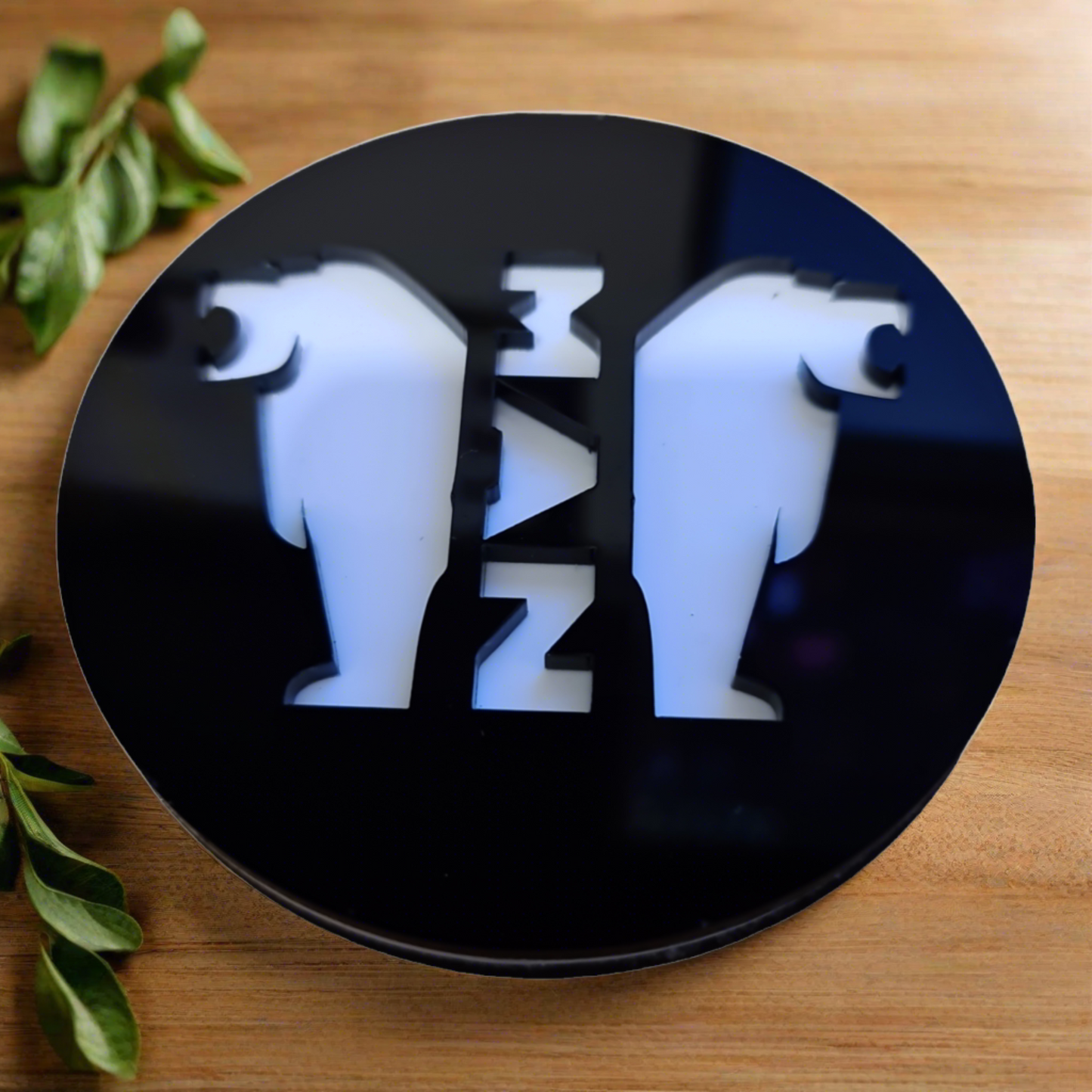 Man TGE Black/White Coaster SET OF 4
