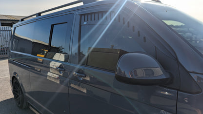 VW Transporter T5/T6 Window Bug Vents & Window Storage Bag FREE & Fresh Air Screens Security Screens