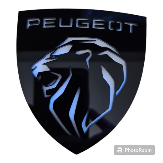 Peugeot Black/White Coaster SET OF 4