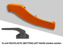 PolyPlastic Kompatible Wohnmobilfenster-Sicherheitsschlösser (Paar – Links & Rechts)
